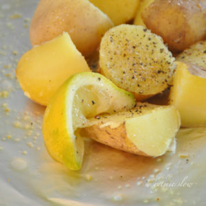 cytrynowe ziemniaki na grilla