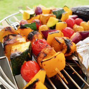 wegańskie szaszłyki na grilla