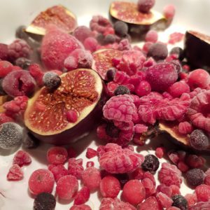 zapiekane figi z lodami