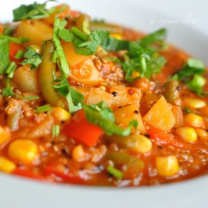 zupa quinoa z kukurydzą