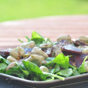 sałatka z burakami i bobem