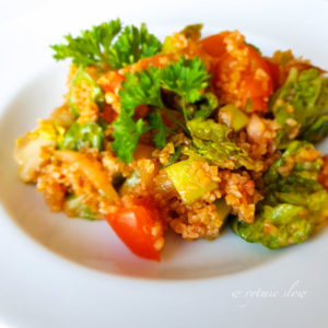 sałatka z kaszą bulgur